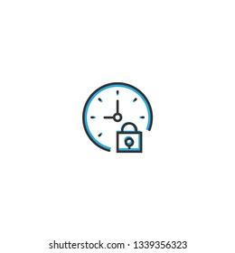 Signs icon design. Interaction icon line vector illustration design