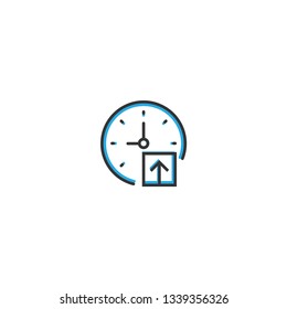 Signs icon design. Interaction icon line vector illustration design