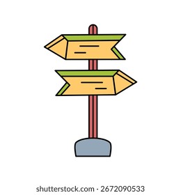 Signs icon with white background vector stock illustration