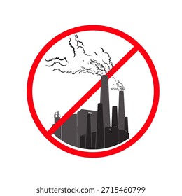 señales que indiquen zonas prohibidas para la construcción de fábricas (zonas libres de contaminación)