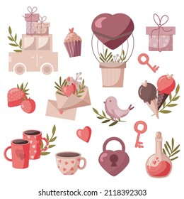 Signs, love, elements, logo, stickers.
