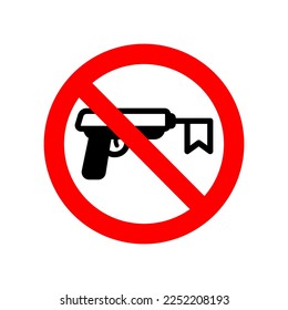 Señales o marcadores para no hacer bromas, adecuados para zonas donde se permite el ruido o el chistes con armas.