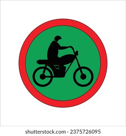 signs for motorbikes icon vector illustration logo design