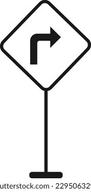 signs outline, traffic signs, vector, illustration, design,  icon, transportation, line, arrow, collection, symbol, highway