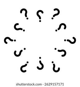 Signs of questions Sign question icon black color vector illustration image flat style simple