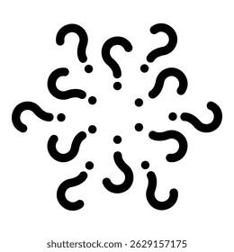 Signs of questions Sign question icon black color vector illustration image flat style simple