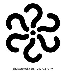 Signs of questions Sign question icon black color vector illustration image flat style simple