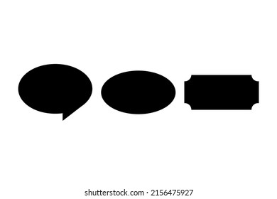 Signs shapes, ideal for props. Vector illustration 