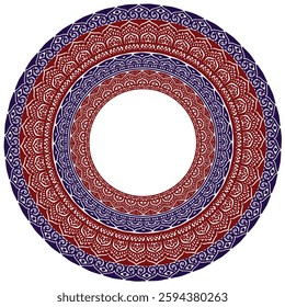 Signs and symbols. Circle copy space or flower mandala art design. colorful, vintage, tradition, classic, dco, cycle, islamic, arabic, blank, bandana, Indian motifs, traditional, Turkish.