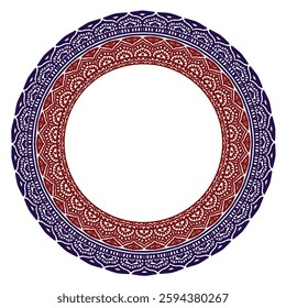 Signs and symbols. Circle copy space or flower mandala art design. colorful, vintage, tradition, classic, dco, cycle, islamic, arabic, blank, bandana, Indian motifs, traditional, Turkish.