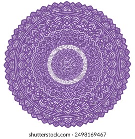 Zeichen und Symbole. Kreismuster Lotus oder Blume Mandala Art Design. schönheit, mode, geometrie, bunt, vintage, tradition, klassisch, dco, zyklus.