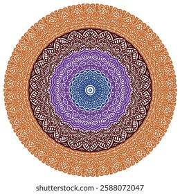 Signs and symbols. Circle pattern lotus or flower mandala art design. colorful, vintage, tradition, classic, dco, cycle, islamic, arabic, embroidery, bandana, Indian motifs, traditional, Turkish.
