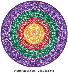 Signs and symbols. Circle pattern lotus or flower mandala art design. colorful, vintage, tradition, classic, dco, cycle, islamic, arabic, embroidery, bandana, Indian motifs, traditional, Turkish.