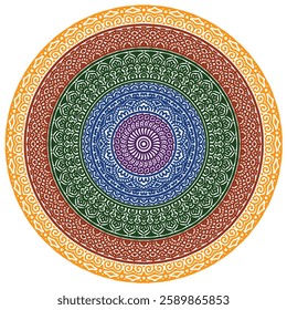 Signs and symbols. Circle pattern lotus or flower mandala art design. colorful, vintage, tradition, classic, dco, cycle, islamic, arabic, embroidery, bandana, Indian motifs, traditional, Turkish.