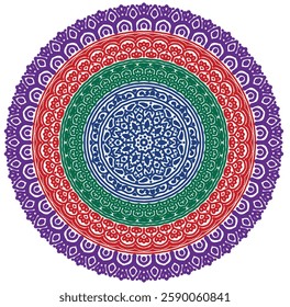 Signs and symbols. Circle pattern lotus or flower mandala art design. colorful, vintage, tradition, classic, dco, cycle, islamic, arabic, embroidery, bandana, Indian motifs, traditional, Turkish.