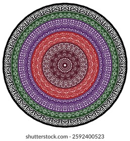Signs and symbols. Circle pattern lotus or flower mandala art design. colorful, vintage, tradition, classic, dco, cycle, islamic, arabic, embroidery, bandana, Indian motifs, traditional, Turkish.