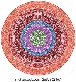 Signs and symbols. Circle pattern lotus or flower mandala art design. colorful, vintage, tradition, classic, dco, cycle, islamic, arabic, embroidery, ikat, Indian motifs, traditional, Turkish, arts .