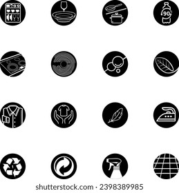 signs and symbols of cleaning, disinfection and hygiene