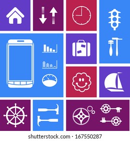 Signs and symbols in the form of interface