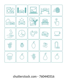 signs symbols icon set