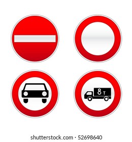 Signs traffic