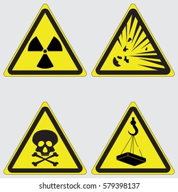 Signs warning