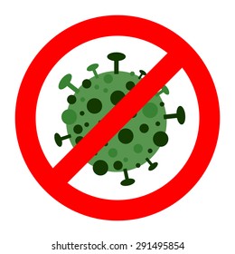 Signs whose meaning is not a virus, the virus is not something you want.