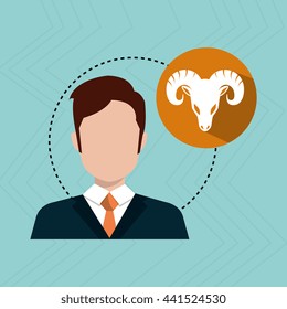 signs of the zodiac design, vector illustration eps10 graphic 