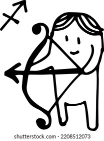 signs of the zodiac vector hand drawn illustration