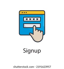 Vektorgrafik-Kurzbild-Design-Illustration signieren Verschiedenes Symbol auf weißem Hintergrund EPS10-Datei