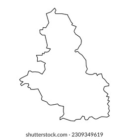 Sigulda Municipality map, administrative division of Latvia. Vector illustration.