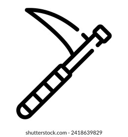 sikcle Line Icon Background White