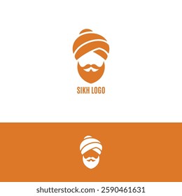 Sikh vector logo design template