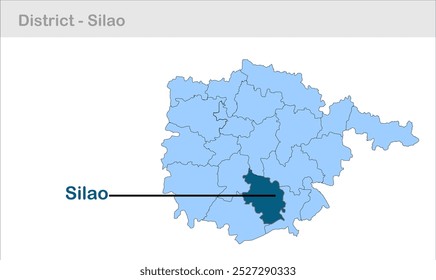 Silao sub-district map, Nalanda District, Bihar State, Republic of India, Government of Bihar, Indian territory, Eastern India, politics, village, tourism