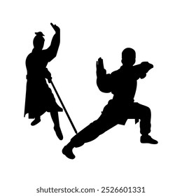 silat kick sport icon sign. which is used to show matches between countries.