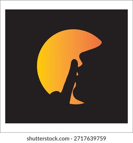 Ícone de silêncio com fundo amarelo