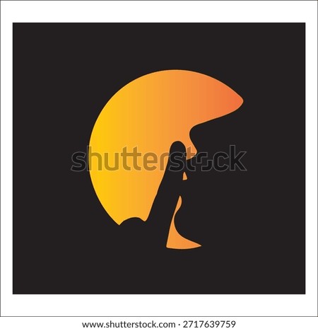 Silence icon with yellow background