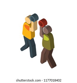 Silence isometric left top view 3D icon