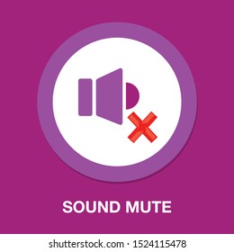 Silence And Mute Icon, Sound Volume Button