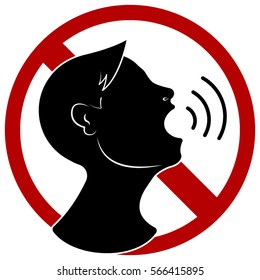 Silence please sign.