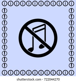 silence vector icon