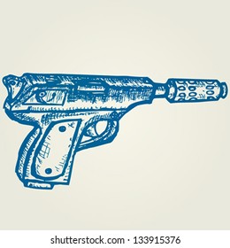 Silenced Pistol
