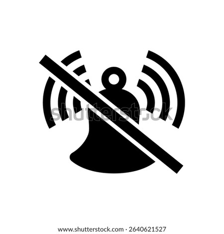 Silent Alarm Bell Symbols with Slash – Vector UI Pack