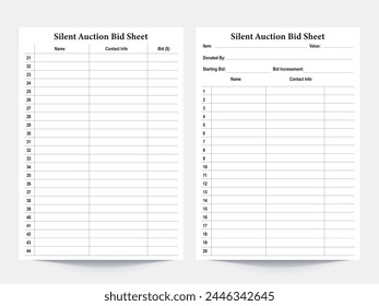 silent auction bid sheet template,silent auction template,auction template,silent auction bid form template,silent auction form template