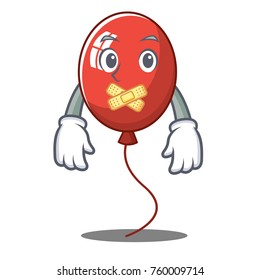 Silent balloon character cartoon style