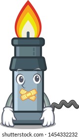 Silent bunsen burner above wooden cartoon table