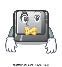 Silent button G installed on mascot computer