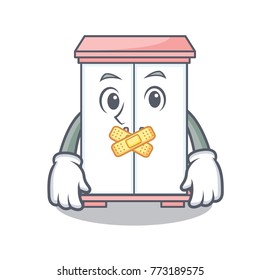 Silent cabinet character cartoon style
