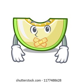 Silent cartoon sliced fresh melon green sweet