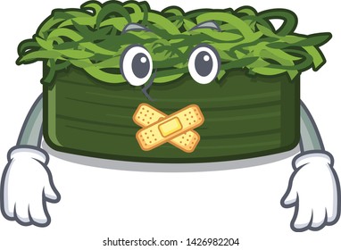 Silent chuka wakame in a cartoon bowl